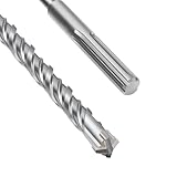 SDS Max Bohrer 8 x 260mm,Betonbohrer mit 4 Hartmetall Schneiden und Doppelwendel,Hammerbohrer Für Beton,Stein,Naturstein