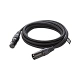 Elgato XLR Cable – Geschirmtes Mikrofonkabel für Studioaufnahme und Liveproduktion, vergoldete Kontakte, Stecker auf Buchse, für Mikrofonpegel und symmetrischen analogen Line-Pegel, 3 m