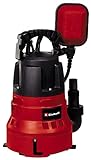 Einhell Schmutzwasserpumpe GC-DP 7035 LL (700 W, flachabsaugend bis 1 mm, Fördermenge 16.000 L/h, 0,8 bar, Eintauchtiefe 7 m, verstellbar für Schmutz- & Klarwasser)