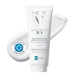 Vichy Pureté Thermale 3-in-1 Gesichtsreinigung ohne Wasser, Reinigungsmilch, Gesichtswasser und Augen-Make-Up-Entferner in einem, Feuchtigkeitsspendend und reinigend, 300 ml