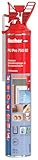 fischer Premium Schnellmontage- und Brunnenschaum PU Pro 750 B2, Bauschaum zum Verkleben, Abdichten und Füllen, PU-Schaum inkl. Fix-Adapter für sofortigen Einsatz und Wiederverwendung, 750 ml, beige