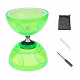 Diabolo for Kinder, chinesisches Diabolo-Set, Dreifach-Lager Diabolos mit Spielstab, Schnur und Netzbeutel, Diabolos zum Jonglieren for alle Altersgruppen und akrobatische Shows