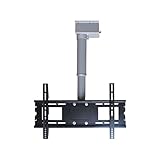 HYJYGM Motorisierte TV-Halterung-Einstellbare Decken-TV-Halterung mit Fernbedienung Motorisierter TV-Ständer für 26-70-Zoll-Big-Screen-TV (OneColor-30 cm)