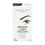 BeautyLash BROW & LASH COLOUR – gleicht Lücken aus für volle Brauen und intensiv dunkelbraune Wimpern – Vegan, wisch- und wasserfest – Hält bis zu 6 Wochen – 7 ml