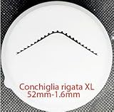 PASTADISC Conchiglie Rigate Pasta-Nudel-Formscheibe, passend für Philips automatische Nudel- und Nudelmaschine, kompatibel mit Philips Pastamaker-Aufsatz, Küchengeräte-Zubehör (52 mm x 1,6 mm)