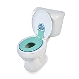 Bright Starts, Disney Baby Stitch Flip & Sit Töpfchensitz, Sicherer Toilettenaufsatz mit Rutschfesten Griffen, Einfache Montage, Ab 18 Monaten, Blau