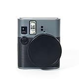 BlissfulAbode Objektivdeckel für Fuji Instax Mini 41 mit stilvollen schwarzen und grauen Optionen, schwarz