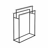 Bodenstehender Gürtelbügel, platzsparender Präsentationsständer für Krawatten, Schals, Schals, Geldbörse, ideal für Schlafzimmer, Geschäft, Einzelhandel und Geschäft