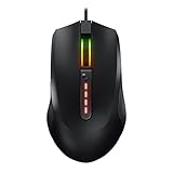 CHERRY MC 2.1, Kabelgebundene Gaming-Maus für Rechtshänder, Pixart Sensor bis 5000 dpi, Programmierbare Tasten, RGB-Beleuchtung, Onboard-Memory, Schwarz
