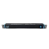 Infitronic - INSV1001 – 19 Zoll PDU Steckdosenleiste Stromverteiler 8 Fach 1 HE mit Schalter