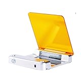 Blaulicht-Transilluminator, 470 nm Blaulicht-Gelschneider, mit 5 mm Bernsteinfilter, 70 x 160 mm Beobachtungsbereich, einstellbare LED-Intensität, für Gelelektrophorese-Visualisierung und Gelschneiden