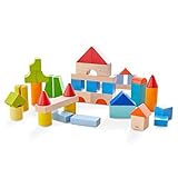 Haba Meine ersten Bausteine - 46 Bunte Holzbausteine mit...