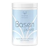 Yumiva Basenpulver, Basencitrat zum Einnehmen mit vielen Qualitätsvorteilen, für gesunde Haut Haare Nägel und ausgeglichenen Säure-Basen-Haushalt, vegan