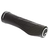 Ergon – GA3 Fahrradgriff | Ergonomisch mit Mini-Wing | MTB, All Mountain, Trail | Regular | Small | Schwarz