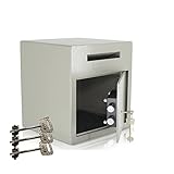 Einwurftresor | Briefkasten Safe | Deposittresore | Depositsafe | 3 x Schlüssel