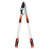 Astschere - Bypass-Gartenschere L, Griffe Aus Aluminiumlegierung | Langstielige Gartenschere Für Sträucher, Hecken, Blumen, Reben, Bonsai, Rasen Und Gartenarbeit Im Innen- Und Außenbereich