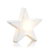 8 seasons design| Kleiner LED Stern Shining Star Micro XS (9,5 cm, Neu mit Batterie-Schutzfolie, kabellos, Dekostern, Sterngeschenk, Mitbringsel) weiß