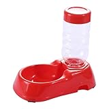Katzen wasserspender langsame fütterung hundenapf,futterspender Katze Kleiner wasserspender Katzen für Katze Automatische Wasser Dispenser Food Dish Bowl Feeder