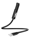 MillSO USB Mikrofon für PC Laptop PS5 PS4, Omnidirektionaler Kondensator Mikrofon mit 360° verstellbar flexiblem Schwanenhals für Aufnahme, Online-Chat, Spiele, Live-Podcasting, YouTube und Skype