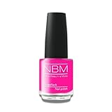 NBM Nagellack 14 ml | Leicht aufzutragen | Kratz- & wischfest | Schnelle Trocknungszeit | Lange Haltbarkeit | Power Pink