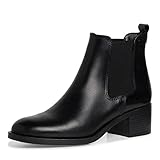 Tamaris Damen Chelsea Boots, Frauen Stiefeletten,TOUCHit-Fußbett,hoch,Boots,Stiefel,Bootee,Booties,halbstiefel,Kurzstiefel,Black,38 EU