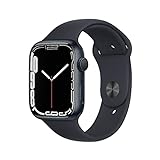Apple Watch Series 7 (GPS, 45mm) - Aluminiumgehäuse Mitternacht, Sportarmband Mitternacht - Regular