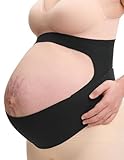 Momcozy Bauchgurt Schwangerschaft, CozySupport Ergonest Bauchband Schwangerschaft, unsichtbarer & atmungsaktiv Schwangerschaftsgürtel für Rücken, Bauch und Taille