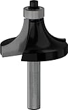 Bosch Professional Abrundfräser Standard for Wood (für Holz, Radius 15 mm, Arbeitslänge 22 mm, Zubehör Handfräse)