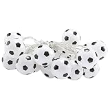 LED Fußball Lichterkette - Mini LED Fußball Deko | USB Lichterkette, 3 Meter Festliche Beleuchtung für Zimmer, Gartenweg, Partywand, Partytisch