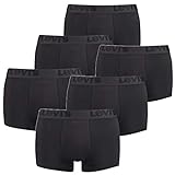 6er Pack Levis Men Premium Trunk Boxershorts Herren Unterhose Pant Unterwäsche, Farbe:Black, Bekleidungsgröße:L
