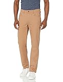 Amazon Essentials Herren 5-Pocket-Chinohose, Komfortabler Stretch, Gerade Geschnitten (Früher Goodthreads), Helles Khakibraun, 36W / 32L