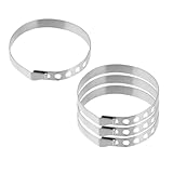 FACKELMANN 56902 4 Rouladenringe, 6 cm Edelstahl, Silber