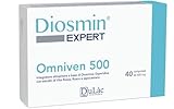 Dulàc - Hämorrhoiden und Venen Tabletten mit Diosmin, Hesperidin, Red Vine und Flavonoiden, 40 Tabletten für Hämorrhoiden, Krampfadern, geschwollene Beine und Geplatzte Kapillaren - Omniven 500