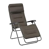 Lafuma Mobilier -Gepolsterter Relaxsessel Zero Gravity RSX Clip -Klappbare Liege für Garten & Innenbereiche -Hochwertiges AirComfort®-Gewebe -Vielseitiger Liegestuhl, Höchster Komfort, Made in France