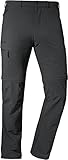 Schöffel Herren Pants Koper1 Zip Off, flexible Herren Hose mit Zip-Off Funktion, schnell trocknende und kühlende Wanderhose aus 4-Wege-Stretch, asphalt, 48