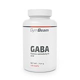 GymBeam GABA Kapseln - Hochdosierte Aminobuttersäure, 1000 mg pro Tagesdosis, für effektive Konzentration, Gedächtnis und Lernen, Pflege eines ruhigen Geistes, Entspannung und Schlaf (120 caps)