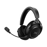 HyperX Cloud Alpha 2 Wireless Gaming Headset – 250 Std Akkulaufzeit, 53-mm-Doppelkammer-Treiber, Bluetooth & 2,4 GHz, RGB-Basisstation, Mikrofon, PC, PS5, PS4, Switch, Mobile, Schwarz