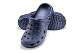 ESTRO Gartenschuhe Damen Gartenclogs Herren - Gartenschuhe Herren Leicht Damen Clogs Unisex Garten Clogs A02 (39, Dunkelblau)