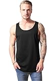 Urban Classics Herren Jersey Big Tank Sporttop, Schwarz, M EU