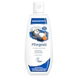 PAEDIPROTECT Pflegeöl für Babys & Kinder 200 ml, Babyöl mit Mandelöl für junge Haut, Körperöl zur milden Hautpflege und Reinigung im Windelbereich, Hautöl ohne Parfüm & Mikroplastik, vegan