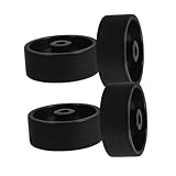 SOLUSTRE 4 Stück Robuste Pp-räder für Gas-terrassenheizer Langlebige Ersatzrollen für Außenbereich Leichte Montage und Einfache Manövrierbarkeit Kompatibel mit Mobilen Heizstrahlern