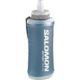 Salomon Active Unisex Hand-Trinkflaschenhalter mit Flasche, Minimalistisches Design, Liegt leicht in der Hand, Einfach zu handhaben, Schwarz