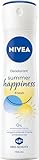 NIVEA Summer Happiness Deo Spray, Deo ohne Aluminium (ACH) mit 48h antibakteriellem Schutz und sanfter Pflege, Deodorant mit sommerlich-frischem Duft (150 ml)