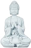 Zen'Light SBM2 Figur, Buddha/Meditation 2, Stein, 10 x 5 x 12,5 cm, Grau