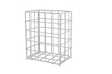 Hygienical Betriebsbedarf Gitterkorb Drahtgeflecht, Metallgitterkorb für Müllbeutel, Sammelkorb, Wäschekorb, 35.5 x 28.5 x 19 cm (ca. 20l)