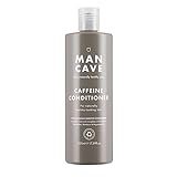 ManCave Conditioner Haar Männer Koffein 500 ml, Anti Haarausfall Haarwachstum Spülung Haaarwachstum Beschleunigen - Natürliche Inhaltsstoffe - Vegan, Tierversuchsfrei, Tube aus Recycling-Kunststoff