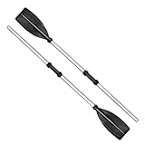 Doppelpaddel Kajak Paddel - 2 Stück Kanupaddel Kajakpaddel 126cm, Double Ended Einstellbare Länge Aluminium Abnehmbare Paddel, Boat Oars Paddel Für Kanus Kajak Boot Ruder Schlauchboote, Kajakzubehör