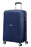 American Tourister Tracklite - Spinner Medium Expandable Koffer, 67 cm, 82 Liter, Dark Navy