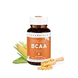 InnoNature BCAA Kapseln I natürliche essentielle Aminosäuren I 120 Kapseln, L-Leucin 345mg, L-Valin 172mg, L-Isoleucin 172mg, Vegan ohne Zusatzstoffe