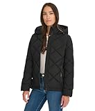 Tommy Hilfiger Damen Every Day Essential Lightweight Coat Daunenalternativer Mantel, Schwarz, XL